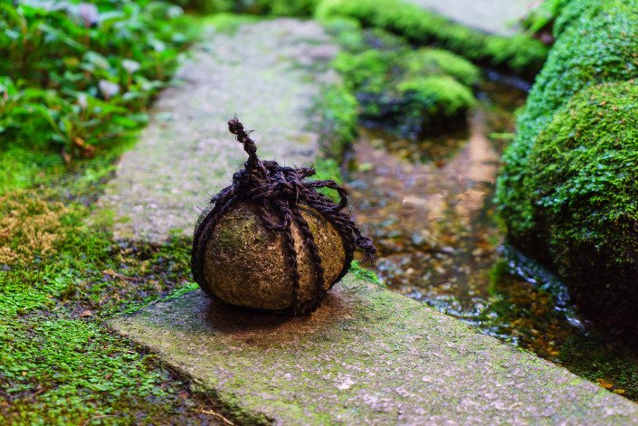 The enigma of Japan and its people is reflected in this Zen tome ishi that bascially says don't enter!